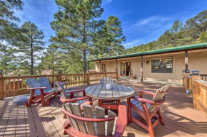 Charming Ruidoso Home with Deck and Lovely Views!